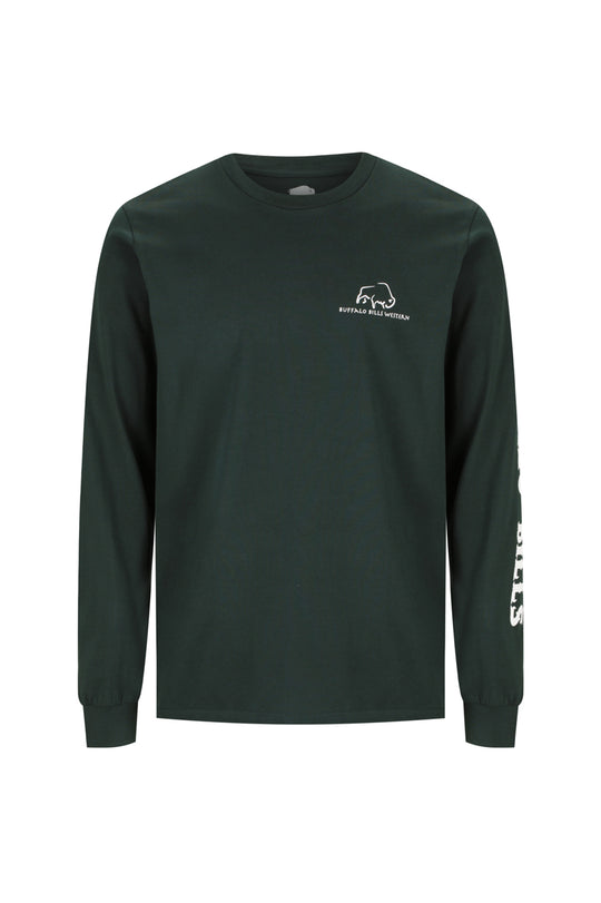 BBWS - Mens Pine Green Long Sleeve Tee