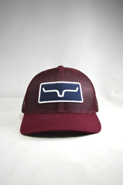 Kimes Ranch - All Mesh Trucker Cap Burgundy