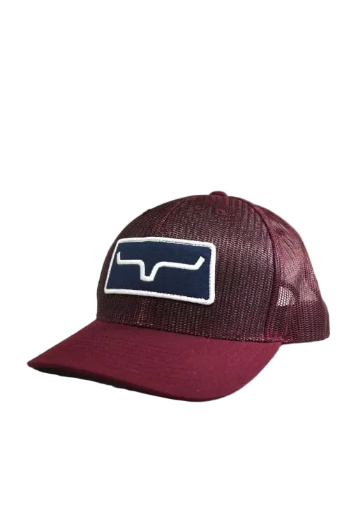 Kimes Ranch - All Mesh Trucker Cap Burgundy