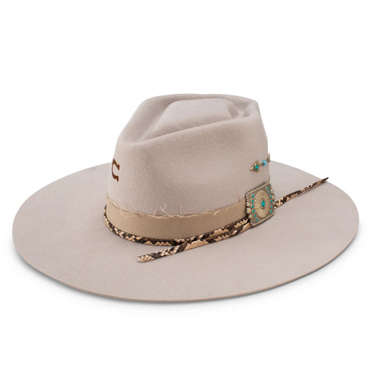 Charlie 1 Horse - Spear Point Hat Silverbelly
