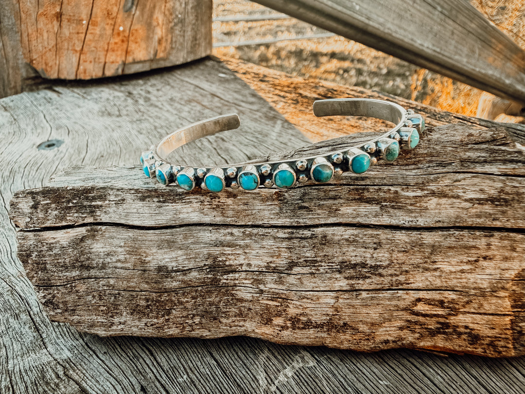 Buffalo Belle - Denny Turquoise Sterling Silver Cuff