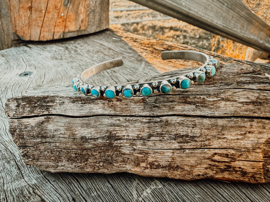 Buffalo Belle - Denny Turquoise Sterling Silver Cuff