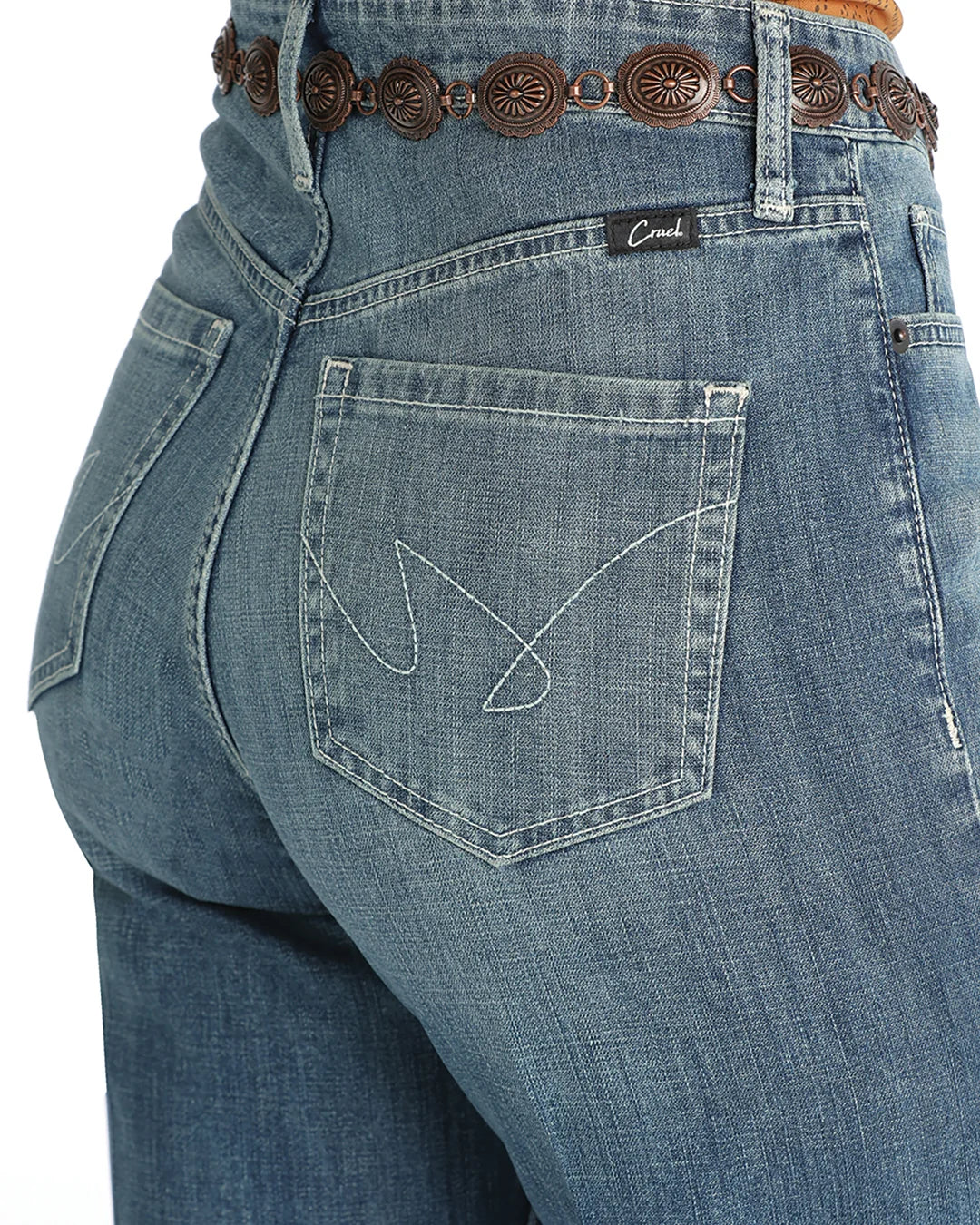 Cruel Girl - Womens Casey Medium Stonewash Jeans