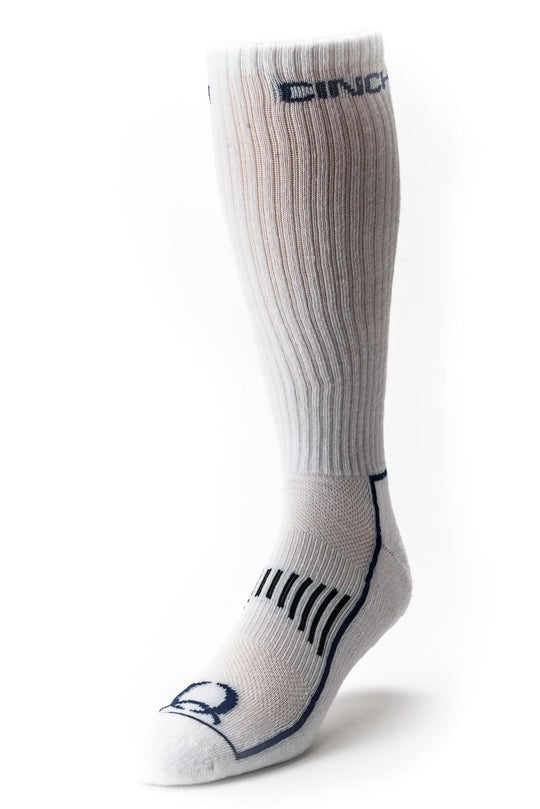 Cinch - White Classic Boot Socks