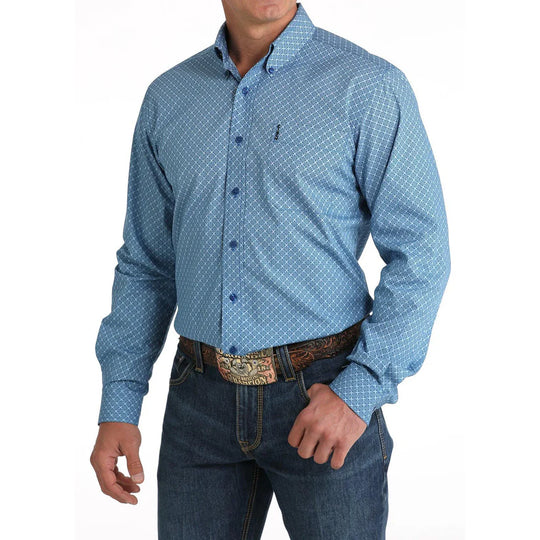 Cinch - Mens Baker Blue Arena Shirt