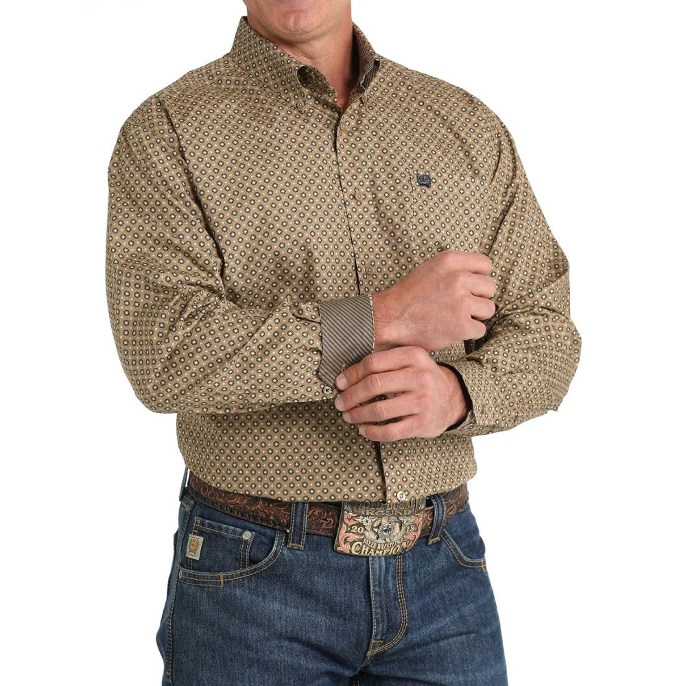 Cinch - Mens Taylor Tan Arena Shirt