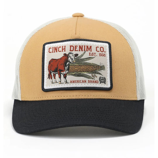 Cinch - Khaki Corn & Cattle Co Cap