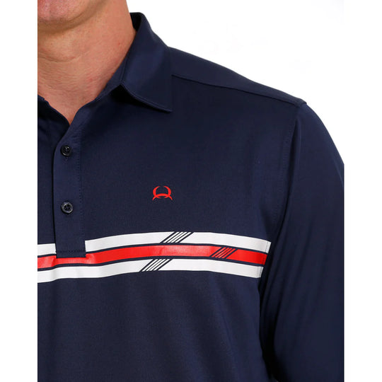 Cinch - Men's Arenaflex Navy Polo Shirt