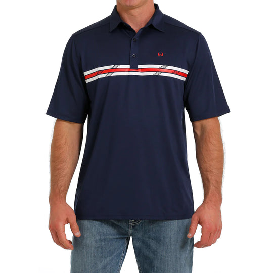 Cinch - Men's Arenaflex Navy Polo Shirt