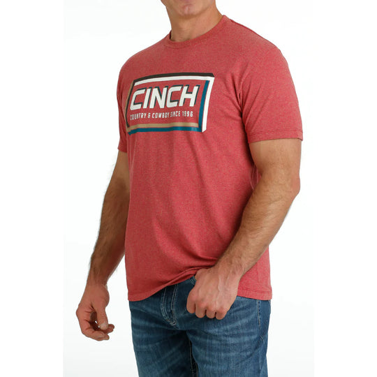 Cinch - Mens Red Country & Cowboy Tee