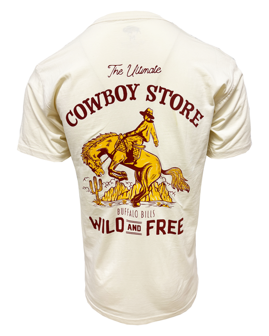 BBWS - Mens Neutral Cowboy Store Tee