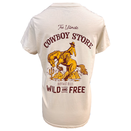 BBWS - Womens Neutral Cowboy Store Tee