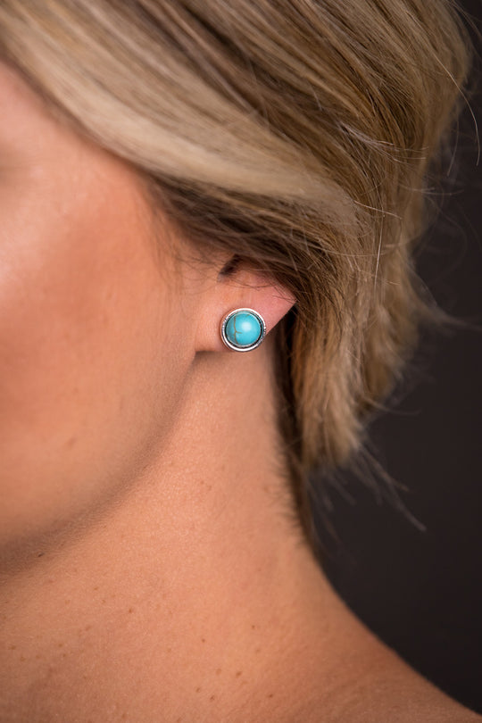 West & Co - Oakley Turquoise Earrings