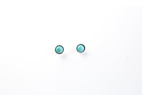 West & Co - Small Turquoise Stud Earrings