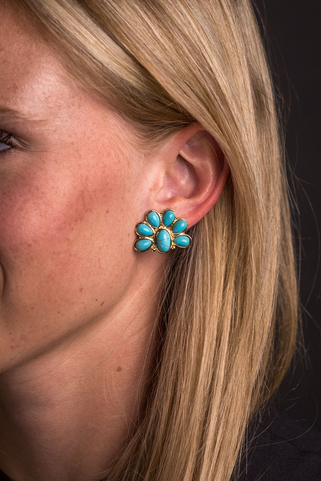 West & Co - Coraline Turquoise Earrings