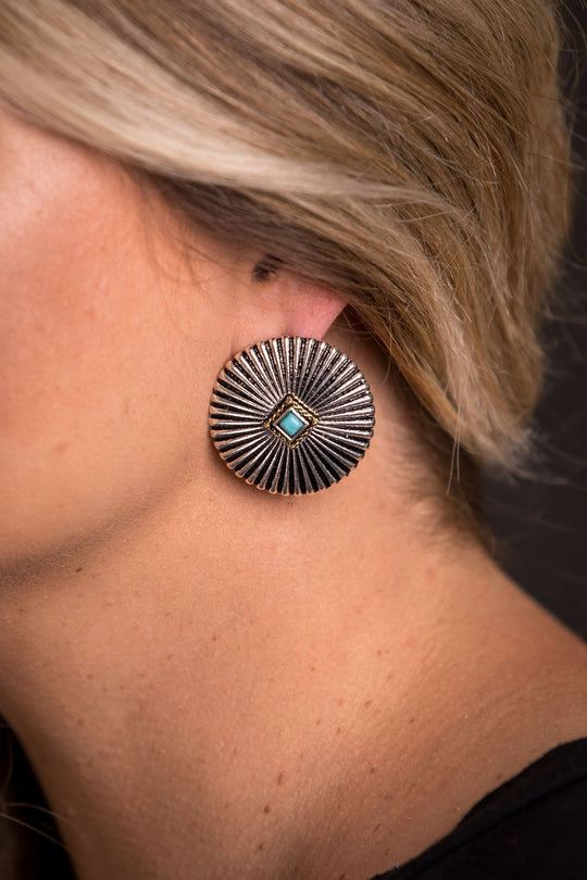 West & Co - Ivy Turquoise Earrings