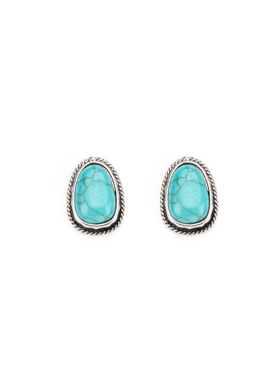 West & Co - Honey Turquoise Earrings