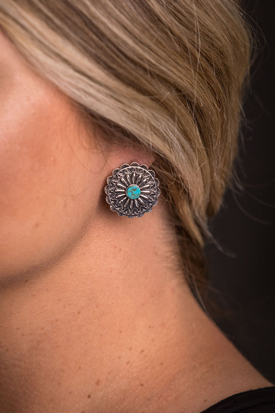 West & Co - Jolene Concho Earrings