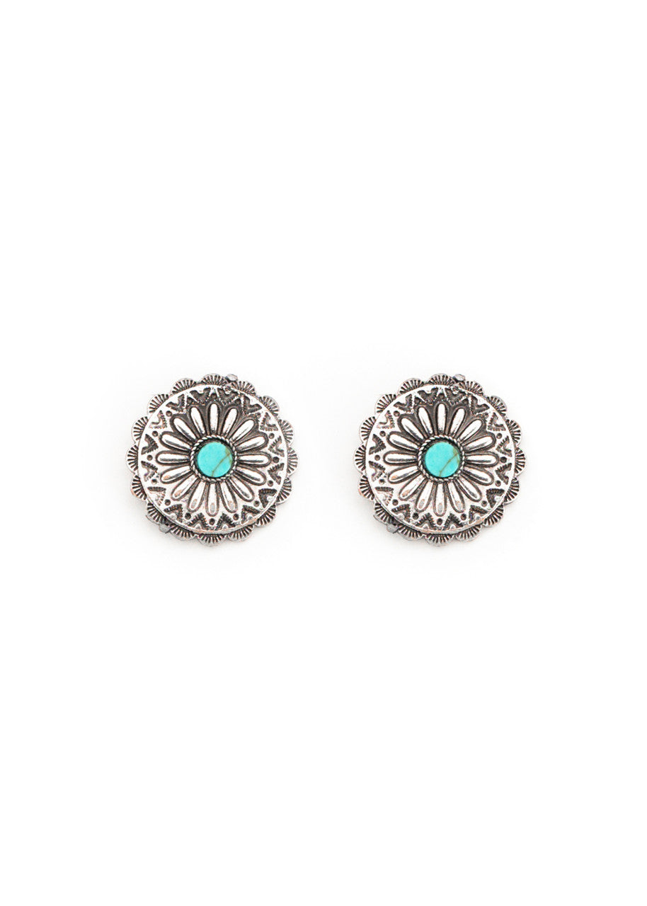 West & Co - Jolene Concho Earrings