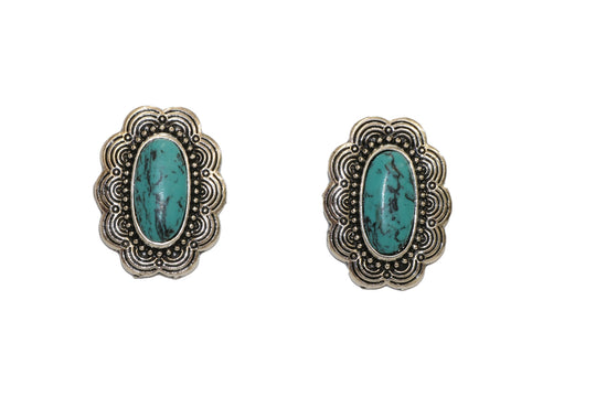 West & Co - Turquoise Lisa Earrings