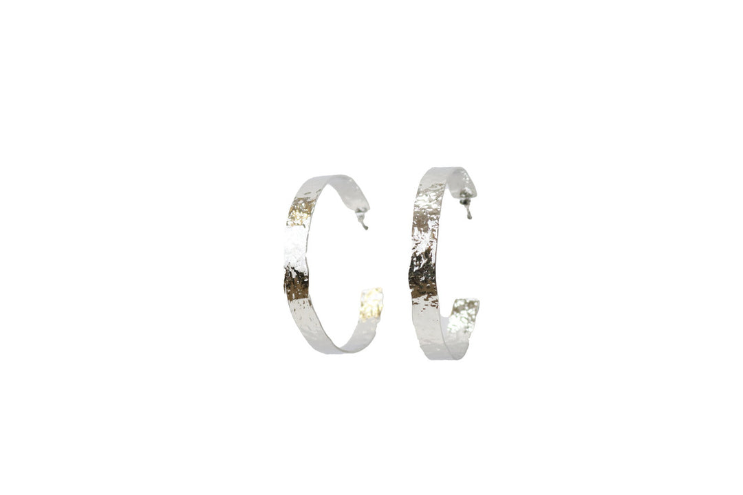 West & Co - Hadley Silver Hoop Earrings