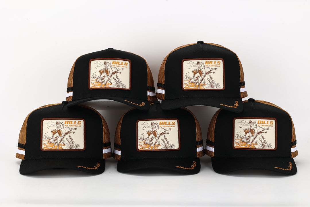 BBWS - Black Buff Tamer Trucker Cap