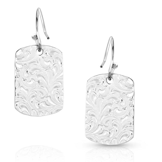 Montana Silversmith - Kennadee's Kindness Tag Earrings