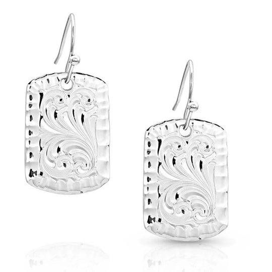 Montana Silversmith - Kennadee's Kindness Tag Earrings