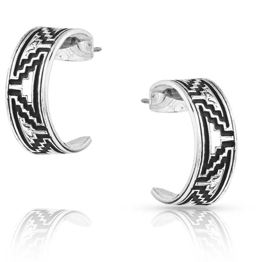 Montana Silversmith - Southwestern Escape Hoop Earrings