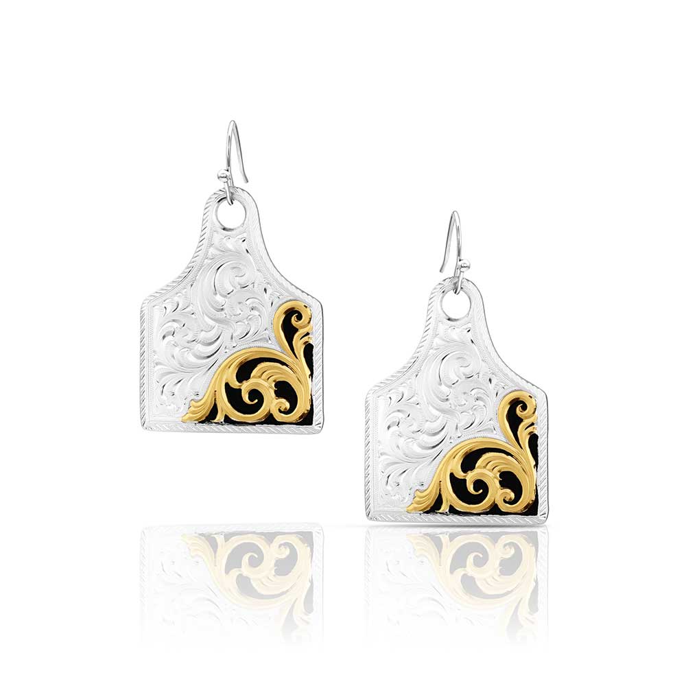 Montana Silversmith - Rural Route Tag Earrings