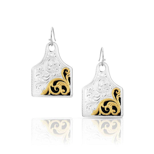 Montana Silversmith - Rural Route Tag Earrings