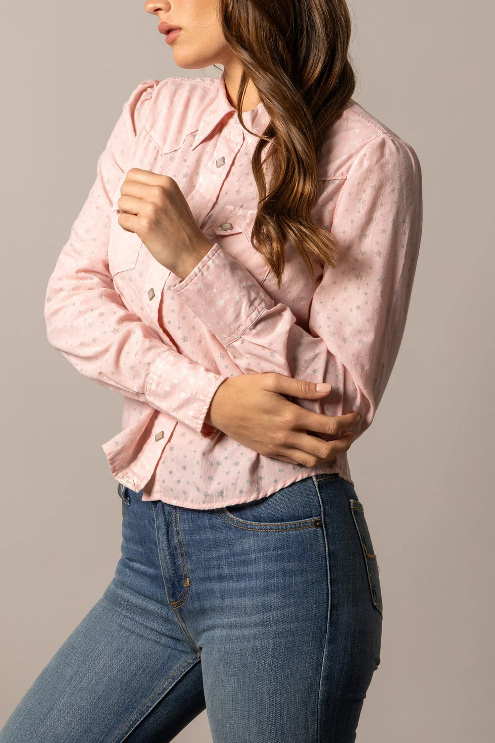 Kimes Ranch - Women's Etoile Blouse Light Pink