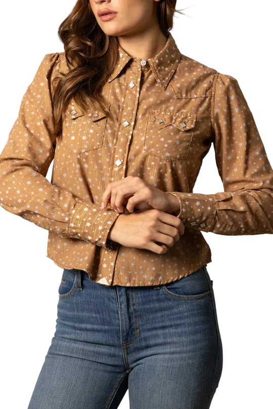 Kimes Ranch - Women's Etoile Blouse Tobacco