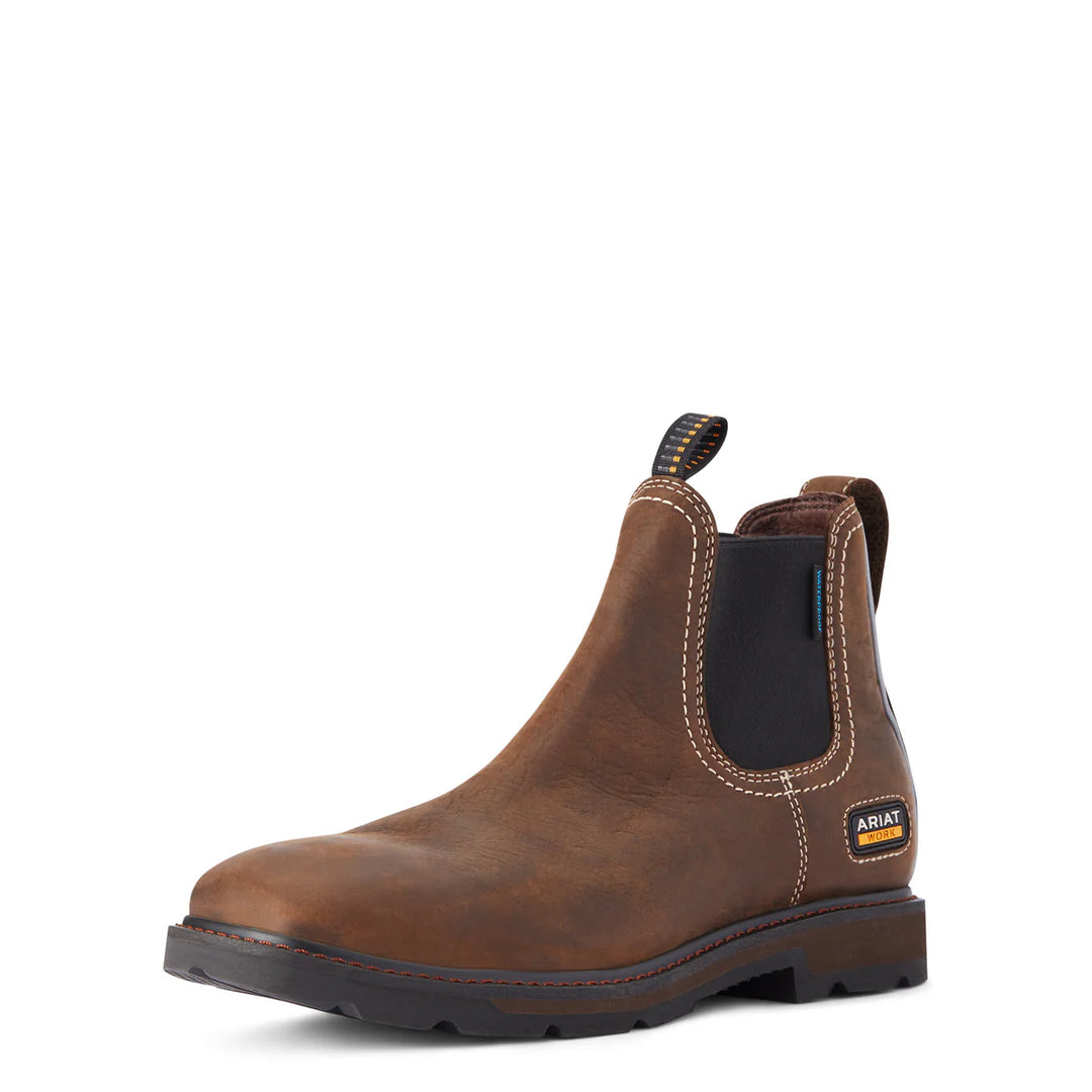 Ariat - Men's Groundbreaker Chelsea Wide Toe Waterproof
