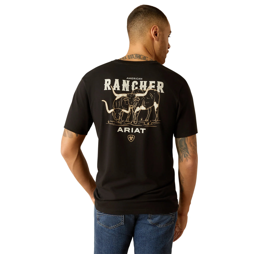 Ariat - Mens Black Rancher Tee