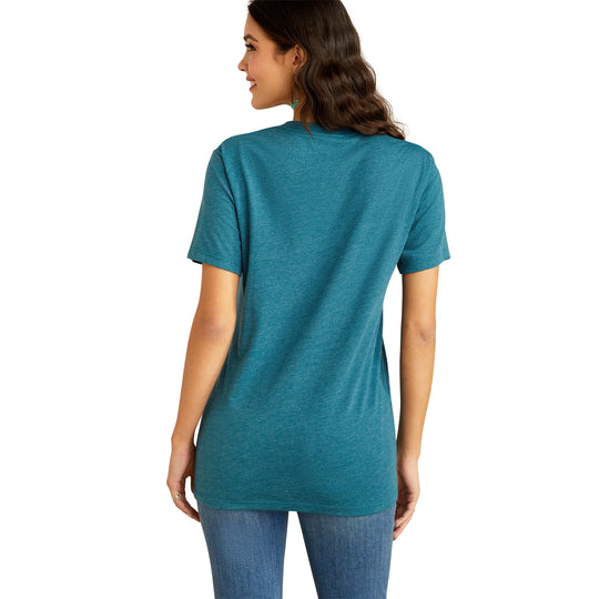 Ariat - Womens Teal Bison Ranch T-Shirt