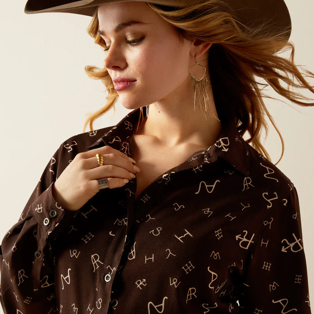 Ariat - Womens Ranch Brand Homestyle Button Up Shirt