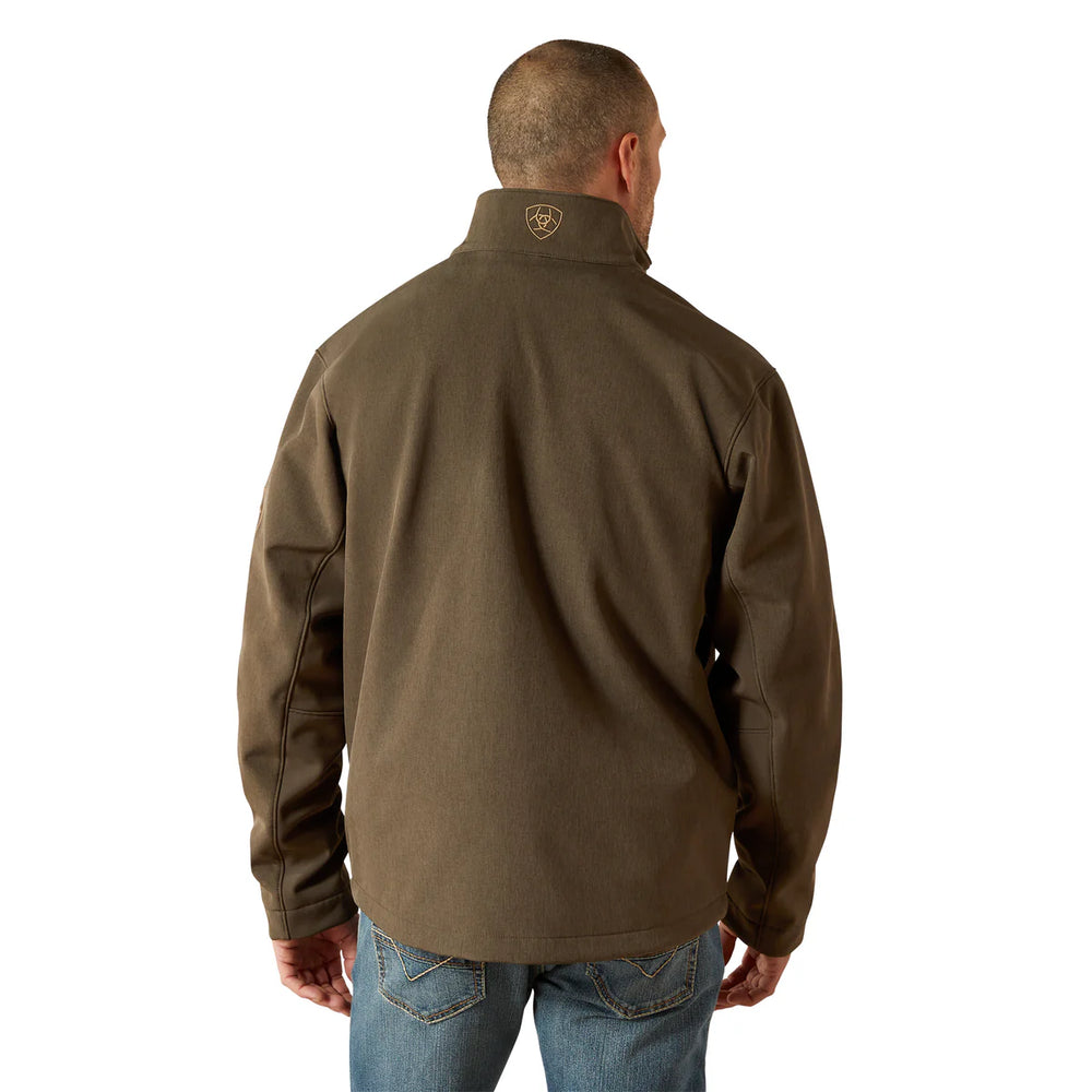 Ariat - Men's Logo Softshell Jacket Earth Green Heather
