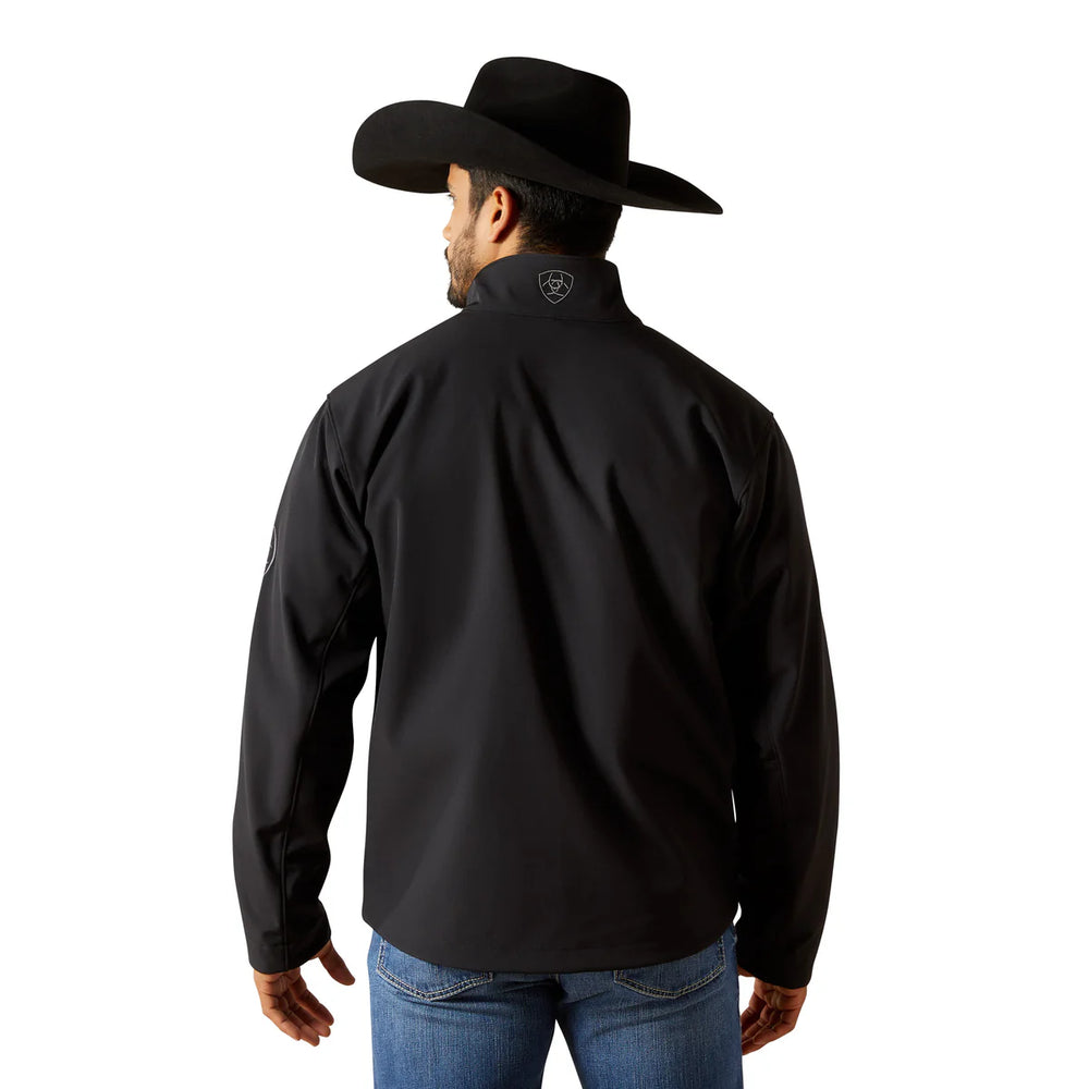 Ariat - Men's Logo Softshell Jacket Phantom/Grey Southwest