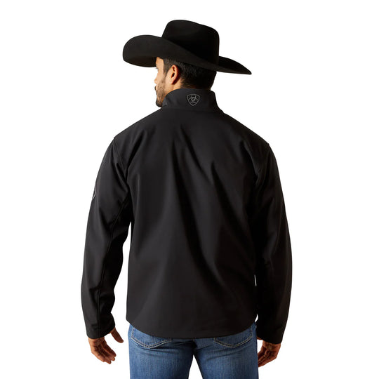 Ariat - Men's Logo Softshell Jacket Phantom/Grey Southwest