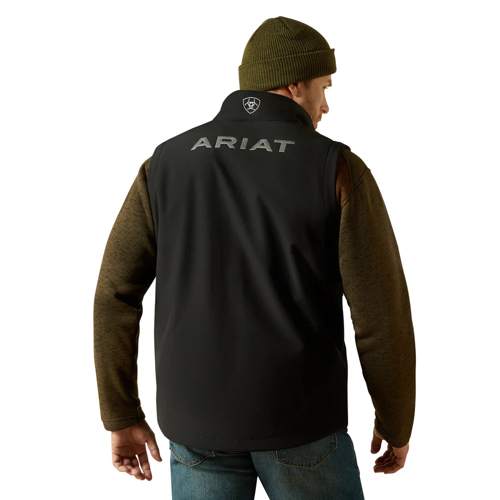 Ariat - Men's Logo Softshell Vest Black