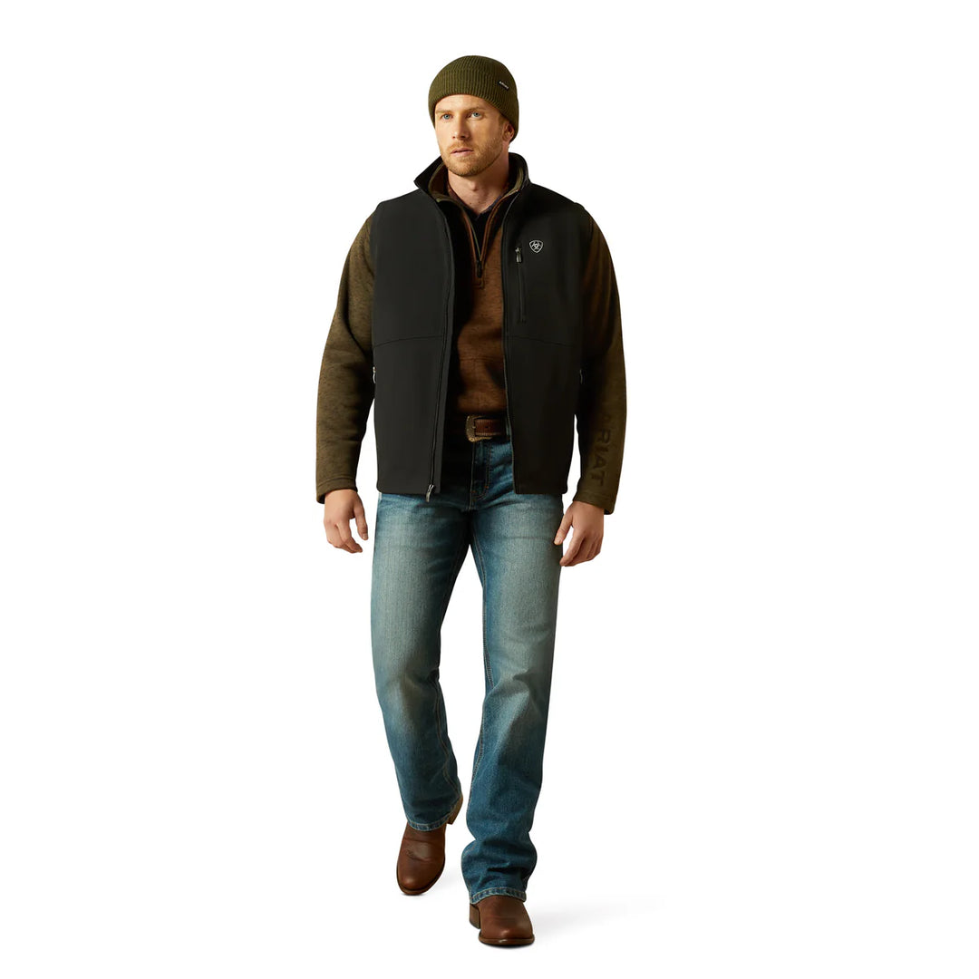 Ariat - Men's Logo Softshell Vest Black