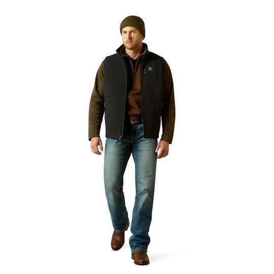 Ariat - Men's Logo Softshell Vest Black