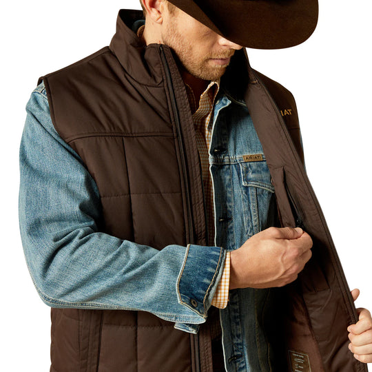 Ariat - Men's Crius Insulated Vest Brown