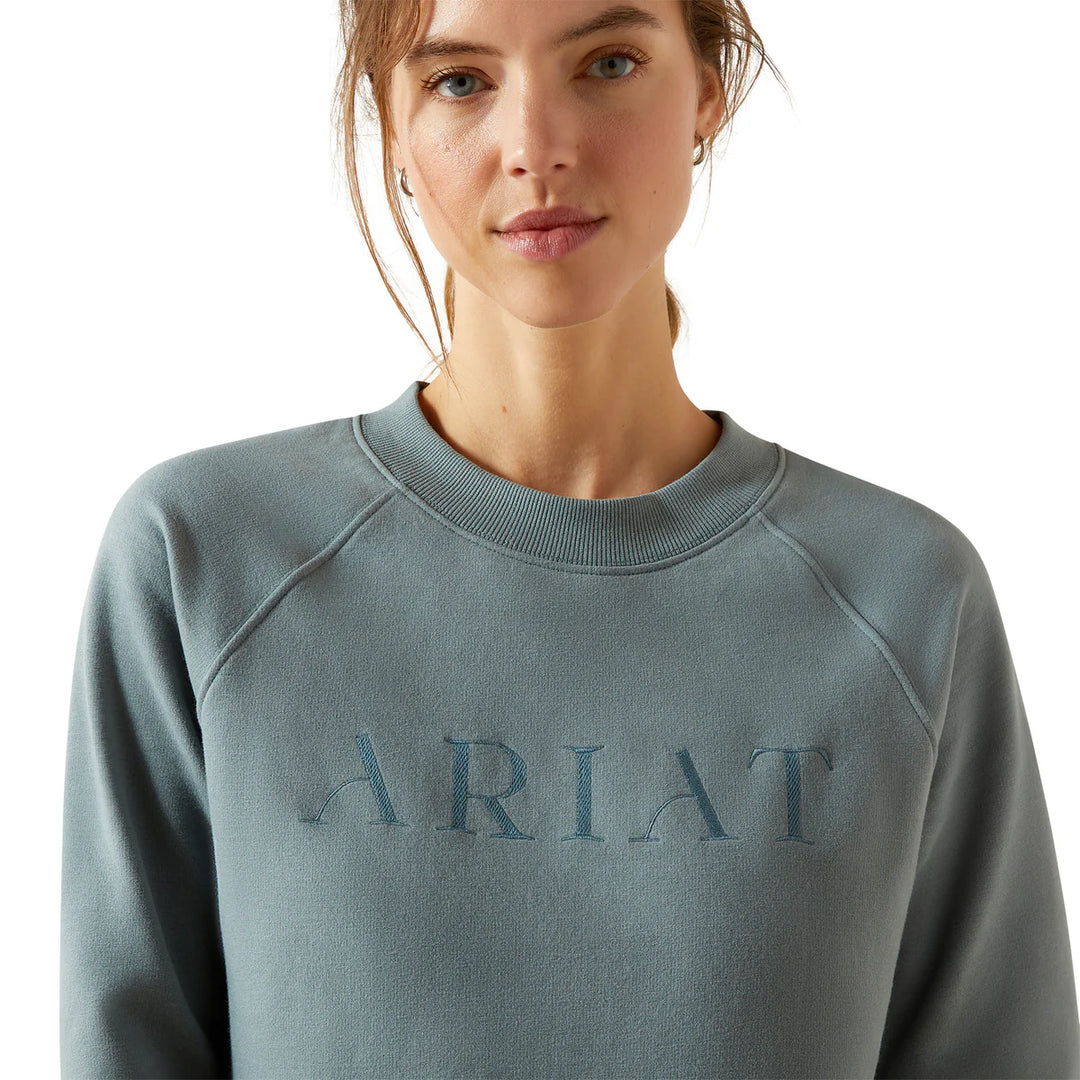 Ariat - Women's Martine Sweatshirt Steel Sage