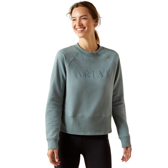Ariat - Women's Martine Sweatshirt Steel Sage