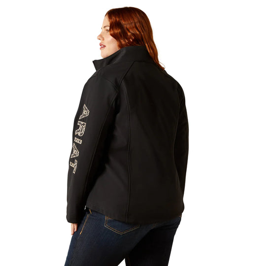 Ariat - Women's Logo Softshell Jacket Black/Southwest Minimal Print