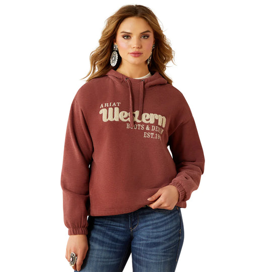 Ariat - Women's Essential Hoodie Burnt Russet Heather