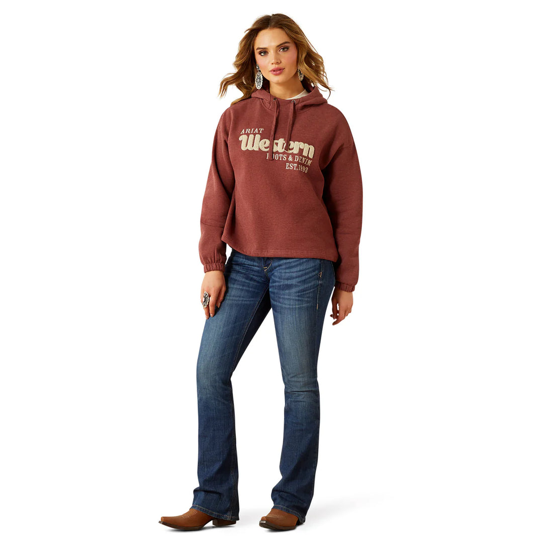 Ariat - Women's Essential Hoodie Burnt Russet Heather