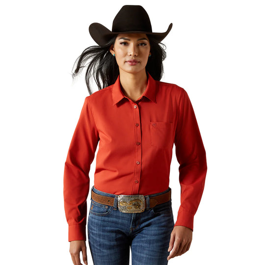 Ariat - Women's Kirby Pro L/S Shirt Ketchup